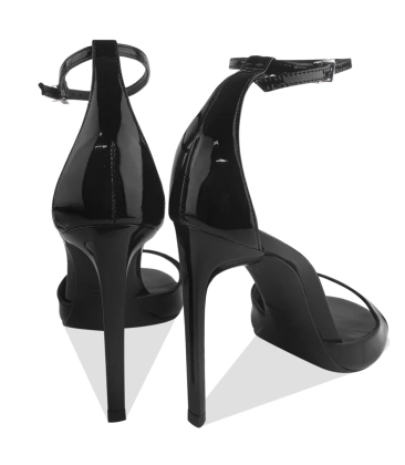 SANDÁLIA SALTO ALTO SCARLETT SCHUTZ PRETO