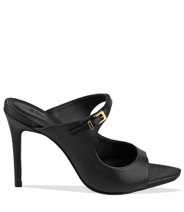 SANDÁLIA SALTO ALTO SCHUTZ PRETO