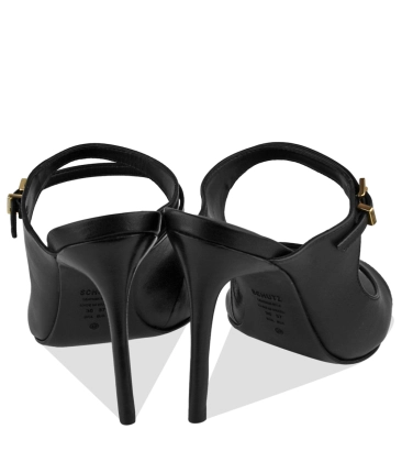 SANDÁLIA SALTO ALTO SCHUTZ PRETO