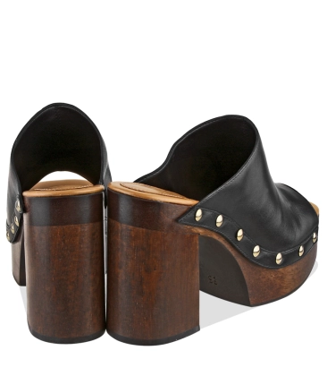 SANDÁLIA SALTO ALTO SCHUTZ PRETO