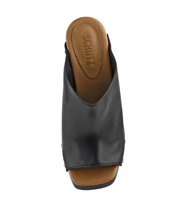 SANDÁLIA SALTO ALTO SCHUTZ PRETO