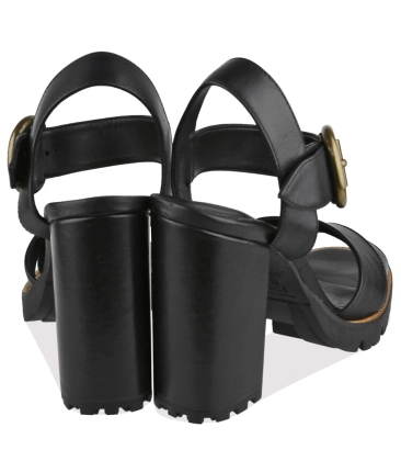 SANDÁLIA SALTO ALTO SCHUTZ PRETO