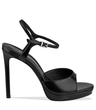 SANDÁLIA SALTO ALTO SCHUTZ PRETO