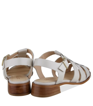 SANDÁLIA SALTO BAIXO BENTANA BRANCO