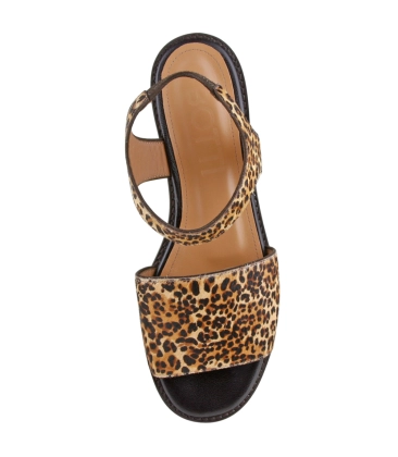 SANDÁLIA SALTO BAIXO KAIA BOTTI ANIMAL PRINT