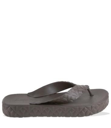 SANDÁLIA SALTO BAIXO LUIZA BARCELOS MARROM