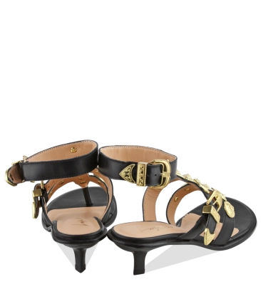 SANDÁLIA SALTO BAIXO LUIZA BARCELOS PRETO