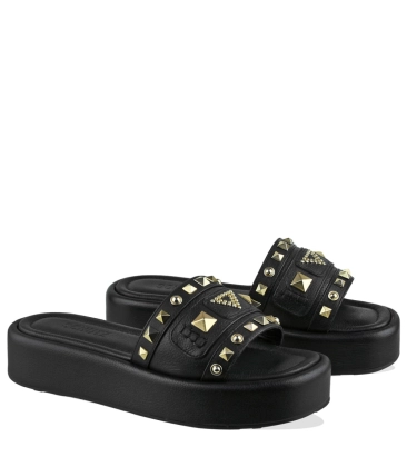 SANDÁLIA SALTO BAIXO SCHUTZ PRETO