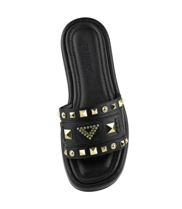 SANDÁLIA SALTO BAIXO SCHUTZ PRETO