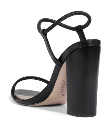 SANDÁLIA SALTO BLOCO ALTO GIMENEZ SCHUTZ PRETO