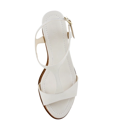 SANDÁLIA SALTO MÉDIO BENTANA BRANCO