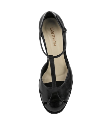 SANDÁLIA SALTO MÉDIO BENTANA PRETO