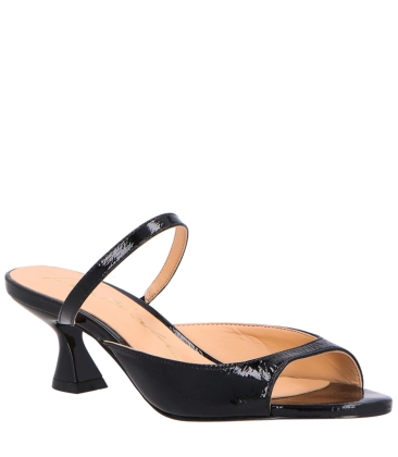 SANDÁLIA SALTO MÉDIO LUIZA BARCELOS PRETO