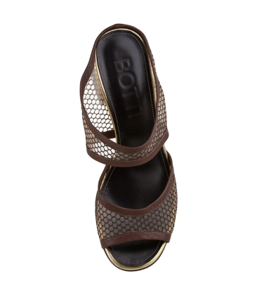 SANDÁLIA SALTO MÉDIO MAITÊ BOTTI MARROM