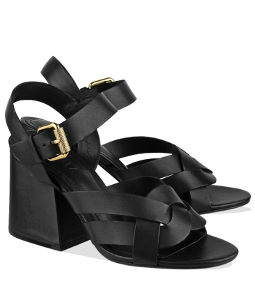 SANDÁLIA SALTO MÉDIO RENATA SCHUTZ PRETO