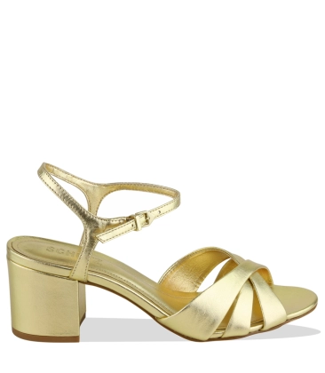 SANDÁLIA SALTO MÉDIO SCHUTZ DOURADO