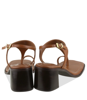 SANDÁLIA SALTO MÉDIO SCHUTZ MARROM