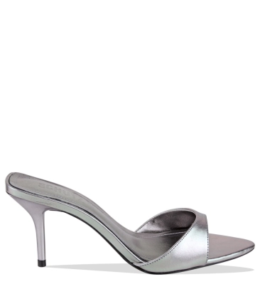 SANDÁLIA SALTO MÉDIO SCHUTZ PRATA