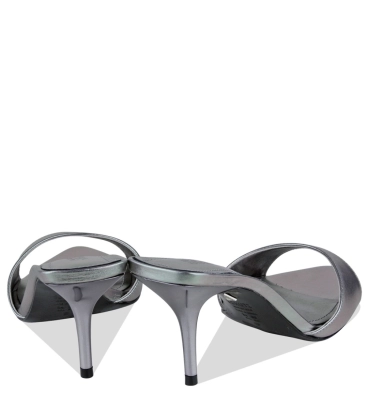 SANDÁLIA SALTO MÉDIO SCHUTZ PRATA