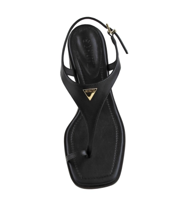 SANDÁLIA SALTO MÉDIO SCHUTZ PRETO