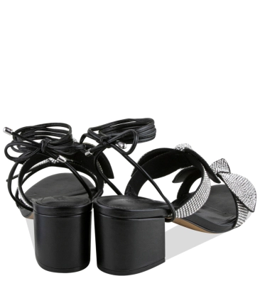 SANDÁLIA SALTO MÉDIO SCHUTZ PRETO