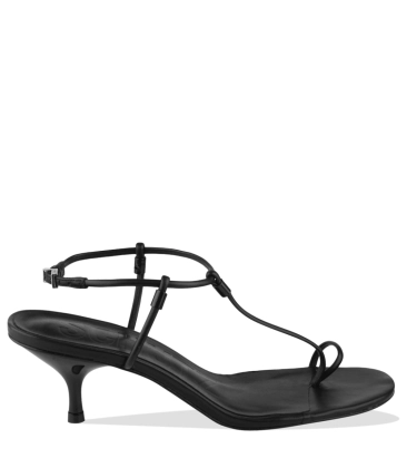 SANDÁLIA SALTO MÉDIO SCHUTZ PRETO