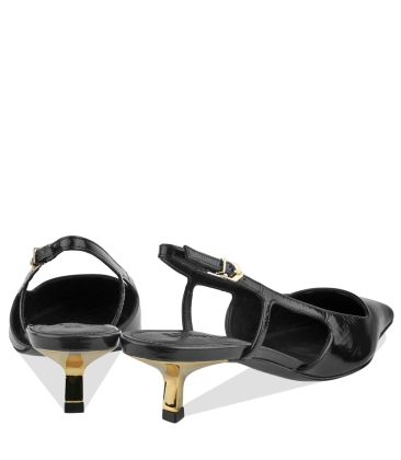 SCARPIN SALTO MÉDIO SLINGBACK SOPHIA SCHUTZ PRETO