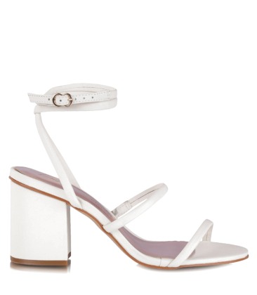 Sandália Feminina Salto Médio Salermo - Luiza Barcelos + Silvia Braz -  Preto - Shop2gether