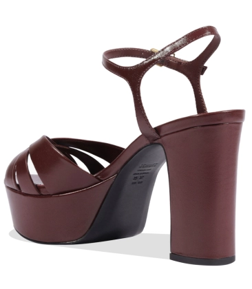 SANDÁLIA PLATAFORMA SALTO ALTO KEEFA SCHUTZ VINHO