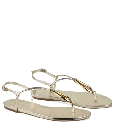 SANDÁLIA RASTEIRA AREZZO DOURADO