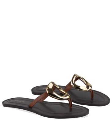 SANDÁLIA RASTEIRA AREZZO MARROM