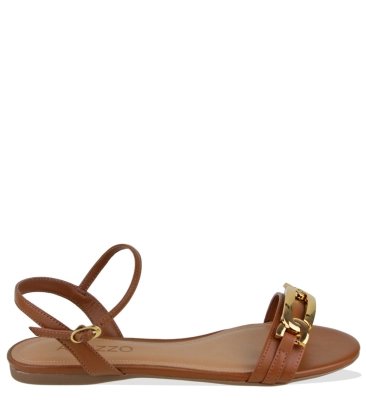 SANDÁLIA RASTEIRA AREZZO MARROM