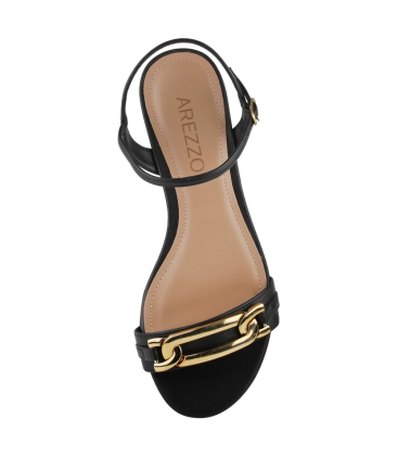 SANDÁLIA RASTEIRA AREZZO PRETO