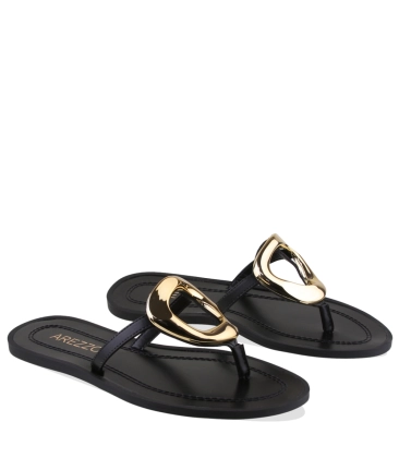 SANDÁLIA RASTEIRA AREZZO PRETO