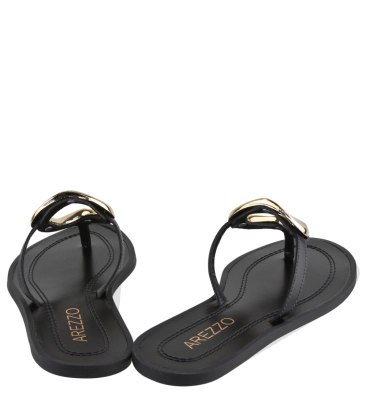 SANDÁLIA RASTEIRA AREZZO PRETO