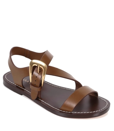 SANDÁLIA RASTEIRA BECA PAULA TORRES MARROM