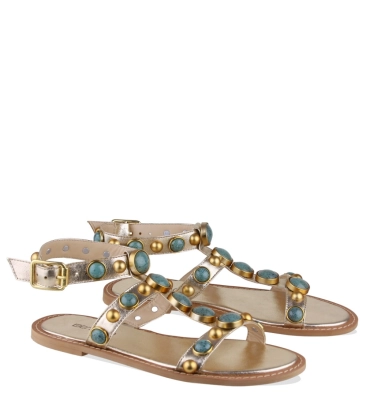 SANDÁLIA RASTEIRA BENTANA DOURADO