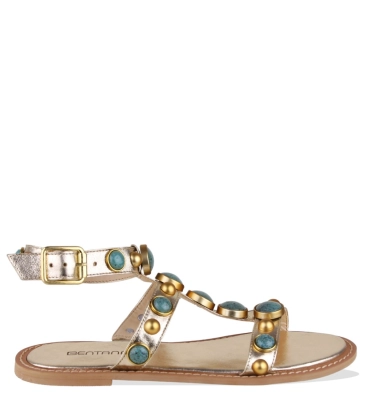 SANDÁLIA RASTEIRA BENTANA DOURADO