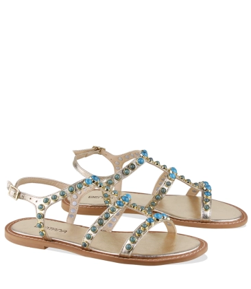 SANDÁLIA RASTEIRA BENTANA DOURADO