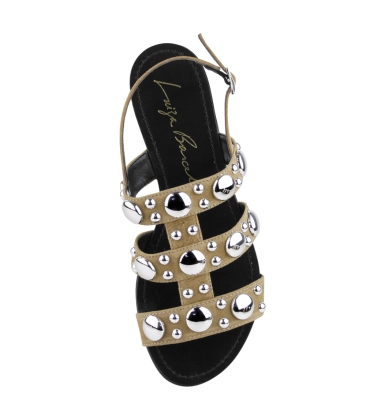 SANDÁLIA RASTEIRA LUIZA BARCELOS BEGE