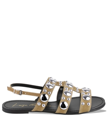 SANDÁLIA RASTEIRA LUIZA BARCELOS BEGE