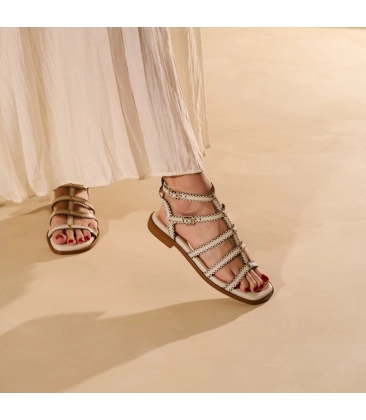 SANDÁLIA RASTEIRA LUIZA BARCELOS BRANCO