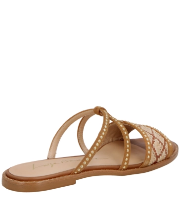 SANDÁLIA RASTEIRA LUIZA BARCELOS CARAMELO
