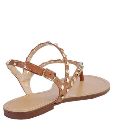 SANDÁLIA RASTEIRA LUIZA BARCELOS CARAMELO