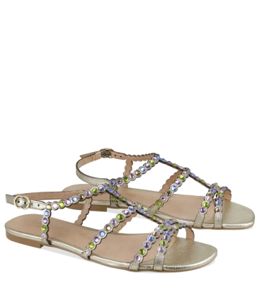 SANDÁLIA RASTEIRA LUIZA BARCELOS DOURADO