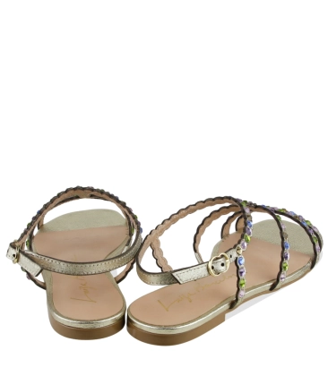 SANDÁLIA RASTEIRA LUIZA BARCELOS DOURADO