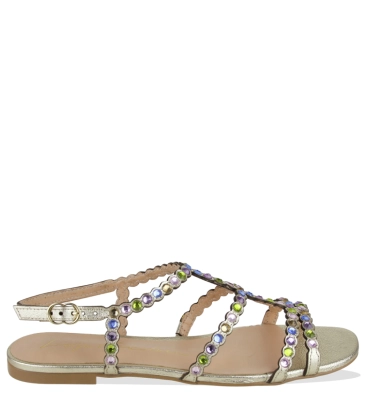 SANDÁLIA RASTEIRA LUIZA BARCELOS DOURADO