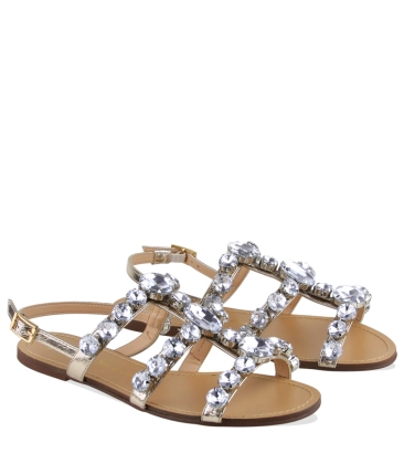 SANDÁLIA RASTEIRA LUIZA BARCELOS DOURADO