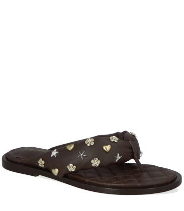 SANDÁLIA RASTEIRA LUIZA BARCELOS MARROM