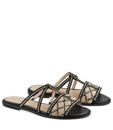 SANDÁLIA RASTEIRA LUIZA BARCELOS PRETO